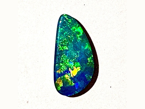 Opal on Ironstone 13.5x6.6mm Free-Form Doublet 1.44ct