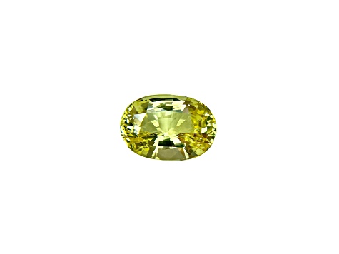 Yellow Sapphire Loose Gemstone Unheated 17.8x12.7mm Oval 17.96ct