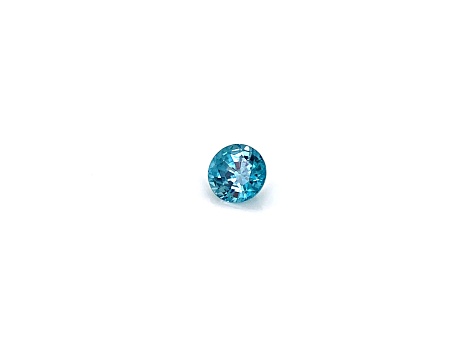 Blue Zircon 6.9mm Round 1.76ct