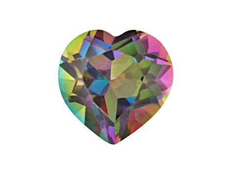 Mystic Topaz 9mm Heart Shape 3.35ct