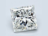 3.02ct Natural White Diamond Princess Cut, I Color, VS2 Clarity, GIA Certified