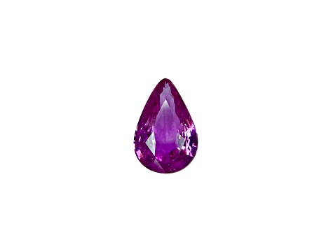 Pink Sapphire Loose Gemstone Unheated 11.9x9.7mm Pear Shape 3.02ct