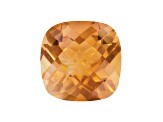 Citrine 10mm Checkerboard Cushion 3.65ct