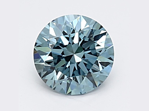 1.19ct Deep Blue Round Lab-Grown Diamond VS1 Clarity IGI Certified