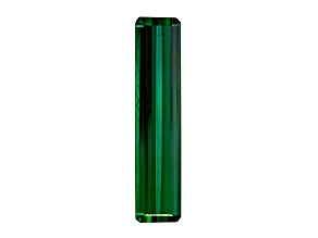 Bluish Green Tourmaline 30x6.6mm Emerald Cut 7.74ct