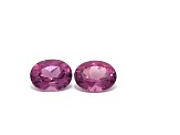 Rhodolite 9x7mm Oval Matched Pair 5.06ctw