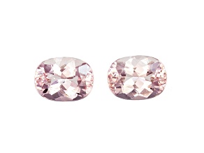 Morganite 8x6mm Oval Matched Pair 2.51ctw