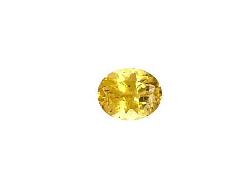 Canary Apatite 11x9mm Oval 3.40ct