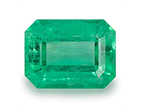 Panjshir Valley Emerald 8.6x6.5mm Emerald Cut 2.16ct