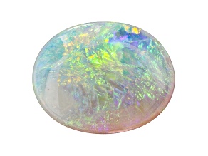Australian Crystal Opal 7.7x6.1mm Oval Cabochon 0.70ct