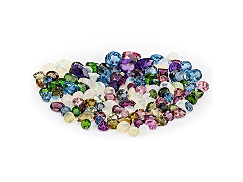 Peacock Parcel Mixed Shapes 50.00ctw