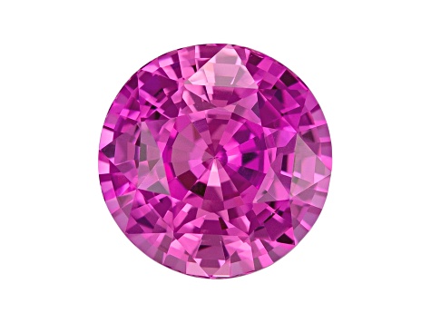 Pink Sapphire Loose Gemstone 7.3mm Round 2.29ct