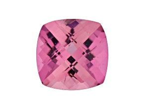 Pink Tourmaline 5mm Checkerboard Cushion 0.70ct
