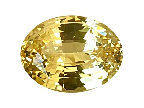 Yellow Sapphire 12.1x9.2mm Oval 6.08ct
