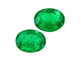 Colombian Emerald 8.5x6.5mm Oval Matched Pair 2.84ctw