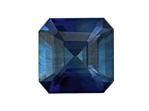 Blue-Green Sapphire Loose Gemstone 7.4mm Emerald Cut 2.06ct