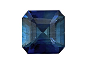 Blue-Green Sapphire 7.4mm Emerald Cut 2.06ct