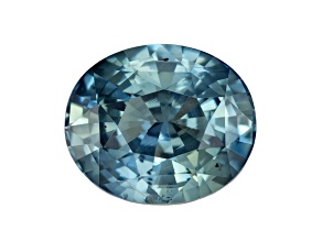 Teal Sapphire Unheated 7.9x6.4mm Oval 2.01ct