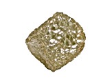 Natural Silver Diamond Rough 5mm Cube 1.38ct