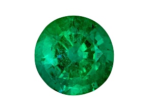Zambian Emerald 6.4mm Round 0.96ct