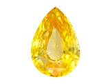 Yellow Sapphire Loose Gemstone 10.1x7.1mm Pear Shape 3.01ct