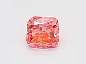 0.67ct Vivid Pink Cushion Lab-Grown Diamond SI1 Clarity IGI Certified