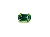 Opalescent Teal Sapphire Unheated 6.1x4.3mm Emerald Cut 0.90ct