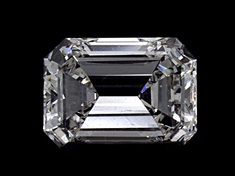 1.5ct Natural White Diamond Emerald Cut, F Color, VS2 Clarity, GIA Certified