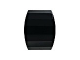 Black Onyx 10x8mm Barrel Shape Roll Top 2.10ct