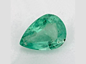 Zambian Emerald 8.07x5.96mm Pear Shape 1.07ct