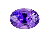 Purple Sapphire Loose Gemstone Unheated 10.17x7.28mm Oval 3.68ct