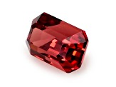 Burmese Red Spinel Unheated 6.7x4.3mm Emerald Cut 1.23ct