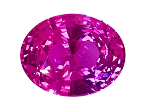 Pink Sapphire Loose Gemstone 11x8.8mm Oval 4.68ct