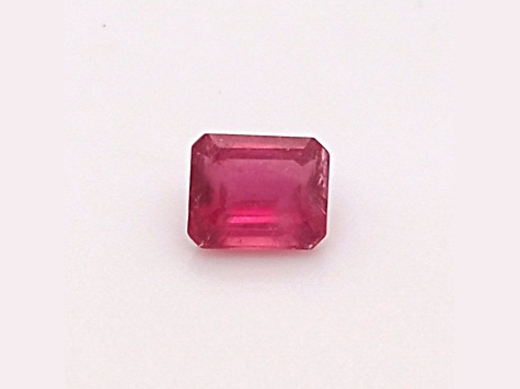Ruby Unheated 6.5x5.5mm Emerald Cut 0.98ct