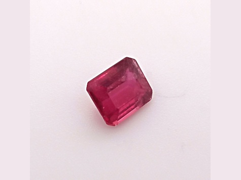 Ruby Unheated 6.5x5.5mm Emerald Cut 0.98ct