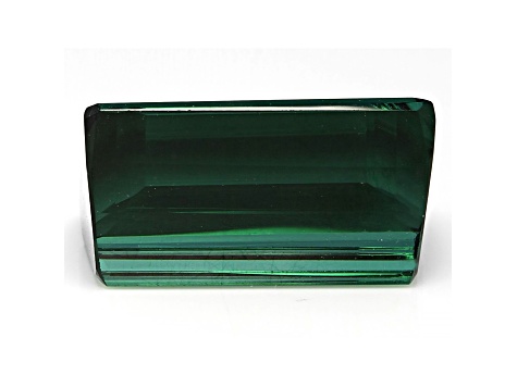 Blue-Green Tourmaline 11.2x13.6mm Emerald Cut 9.21ct