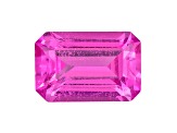 Pink Sapphire Loose Gemstone 7.5x5mm Emerald Cut 1.27ct
