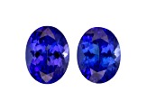 Tanzanite 9x7mm Oval Matched Pair 4.52ctw