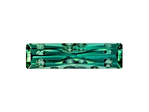 Bluish Green Tourmaline 35.5x9.5mm Emerald Cut 22.82ct
