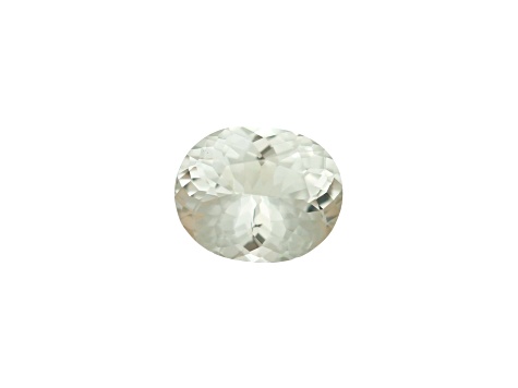 White Sapphire Loose Gemstone 13.0x10.6mm Oval 6.31ct