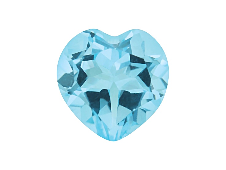 Sky Blue Topaz 10mm Heart Shape 4.90ct