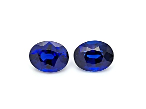 Sapphire 12x10mm Oval Matched Pair 15.95ctw