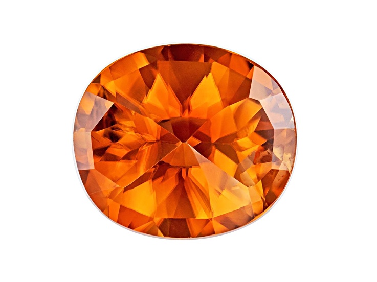 Orange Zircon 10.7x9.4mm Oval 5.58ct - 15DSDA | JTV