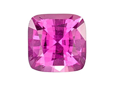 Pink Sapphire Loose Gemstone 5.38mm Cushion 0.89ct