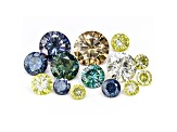 Colors of Moissanite Mixed Round Parcel 30.00ctw