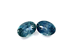 Montana Sapphire 6.5x4.5mm Oval Matched Pair 1.62ctw