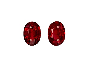Ruby 6.9x5mm Oval Matched Pair 1.82ctw