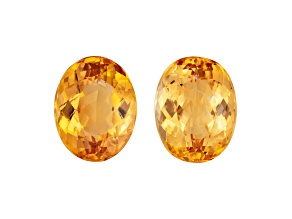 Precious Topaz 9x7mm Oval Matched Pair 5.01ctw