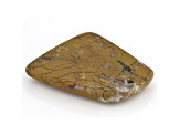 Stone Canyon Jasper 38.7x34.1mm Trapezoid Cabochon Focal Bead