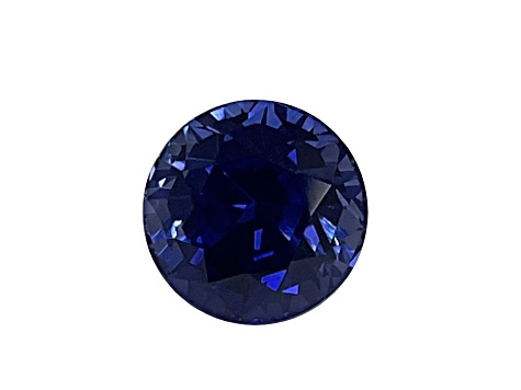 Sapphire Loose Gemstone Unheated 9.5mm Round 5.63ct